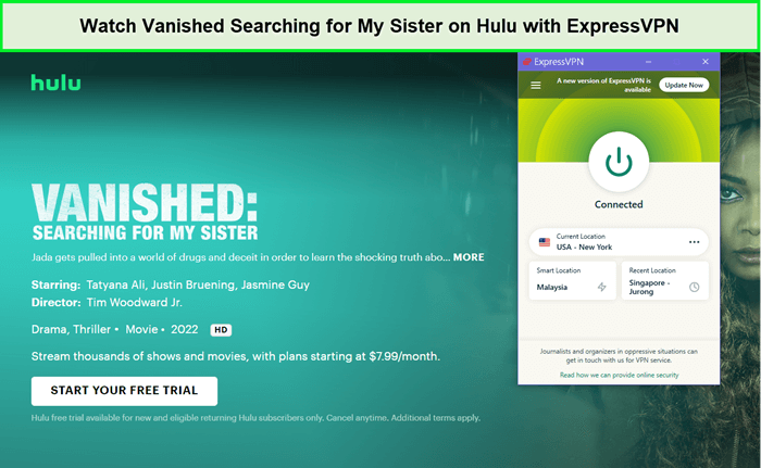 expressvpn-unblocks-hulu-for-the-vanished-searching-for-my-sister-in-New Zealand