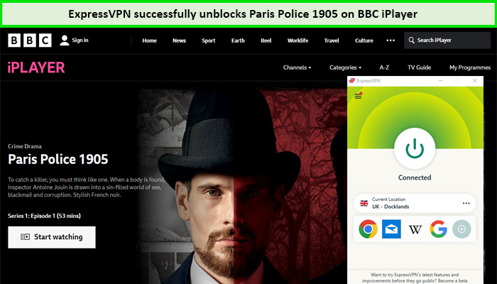 Express-VPN-Unblock-Paris-Police-1905-in-South Korea-on-BBC-iPlayer