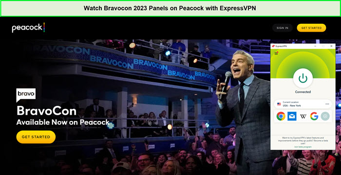 Watch-Bravocon-2023-Panels-in-UK-on-Peacock-with-ExpressVPN