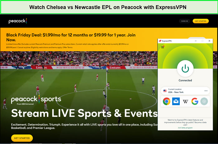 unblock-Chelsea-vs-Newcastle-EPL-Outside-USA-on-Peacock-with-ExpressVPN