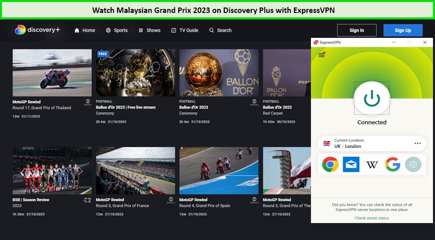 Watch-Malaysian-Grand-Prix-2023-in-Hong Kong-on-Discovery-With-ExpressVPN