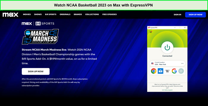 Watch-NCAA-Basketball-2023-in-New Zealand-on-Max-with-ExpressVPN