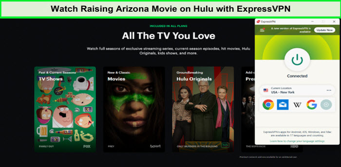 Watch-Raising-Arizona-Movie-outside-USA-on-Hulu-with-ExpressVPN