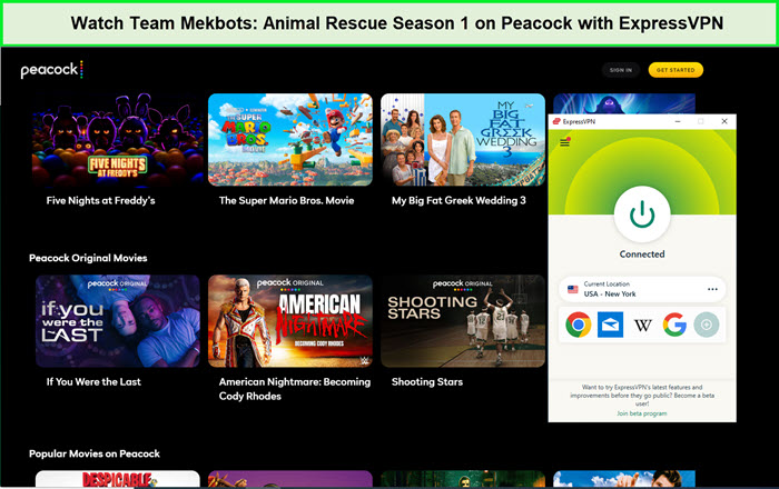 unblock-Team-Mekbots-Animal-Rescue-Season-1-in-France-on-Peacock-with-ExpressVPN
