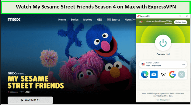 Watch-My-Sesame-Street-Friends-Season-4-in-Hong Kong-on-Max-with-ExpressVPN