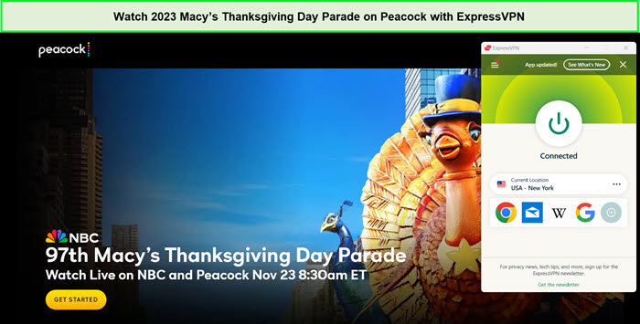 watch-2023-macy’s-thanksgiving-day-parade-on-peacock-with-expressvpn in-Italy