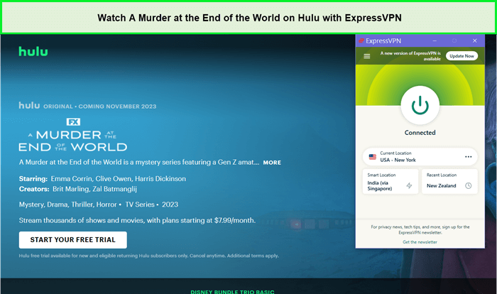 expressvpn-unblocks-hulu-for-a-murder-at-the-end-of-the-world-in-India