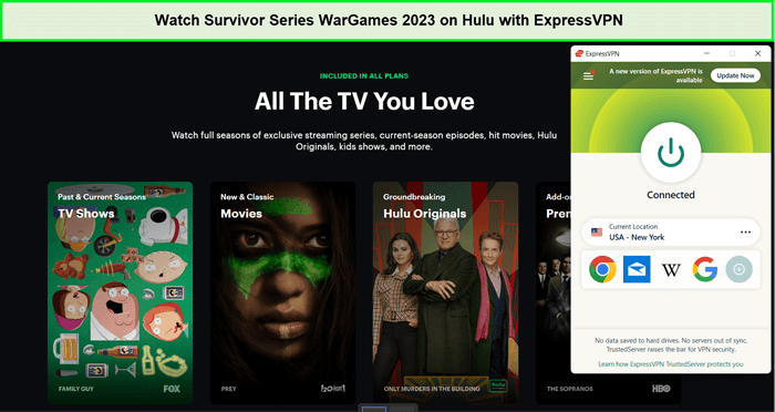 expressvpn-unblocks-hulu-for-the-survivor-series-wargames-2023-in-UK