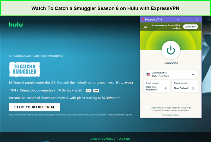 expressvpn-unblocks-hulu-for-the-to-catch-a-smuggler-season-6-in-South Korea