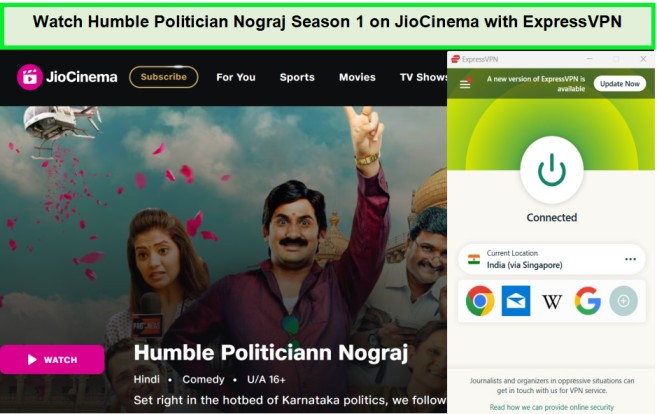 watch-humble-politician-nograj-season-1-outside-India-with-expressvpn