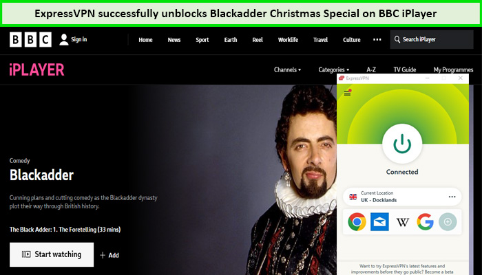 Express-VPN-Unblocks-Blackadder-Christmas-Special-in-New Zealand-on-BBC-iPlayer