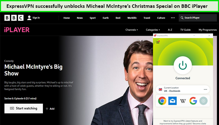 Express-VPN-Unblocks-Micheal-McIntyre-Christmas-Special-in-South Korea-on-BBC-iPlayer