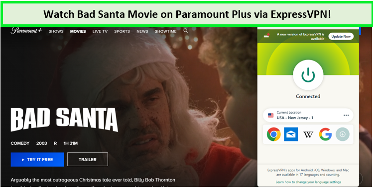 Watch-Bad-Santa-Movie-in-New Zealand-on-Paramount-plus-via-ExpressVPN