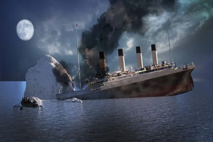  De Titanic was een Britse passagiersstoomboot die op 15 april 1912 tijdens haar eerste reis van Southampton naar New York verging. 