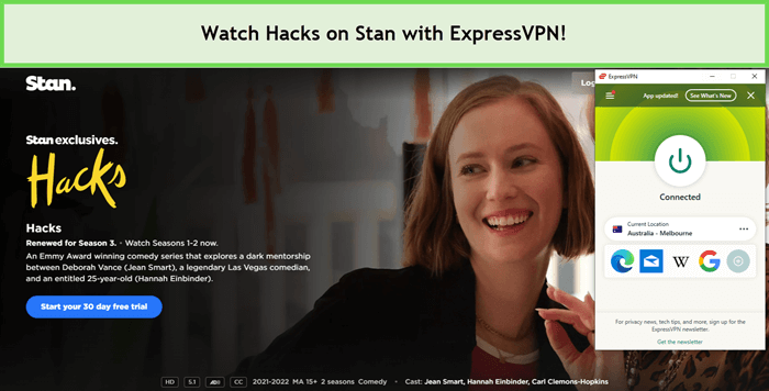  Regardez les hacks in - France Sur Stan avec ExpressVPN 