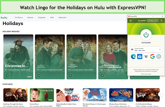 Watch-Lingo-for-the-Holidays-outside-USA-on-Hulu-with-ExpressVPN