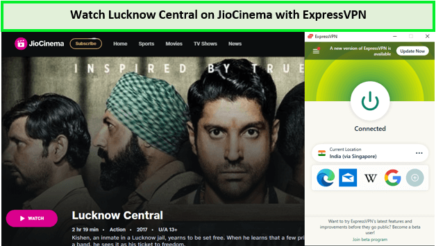 Watch-Lucknow-Central-in-Spain-on-JioCinema-with-ExpressVPN