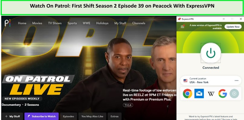 Watch-On-Patrol-First-Shift-season-2-episode-39-in-New Zealand-on-Peacock-with-ExpressVPN