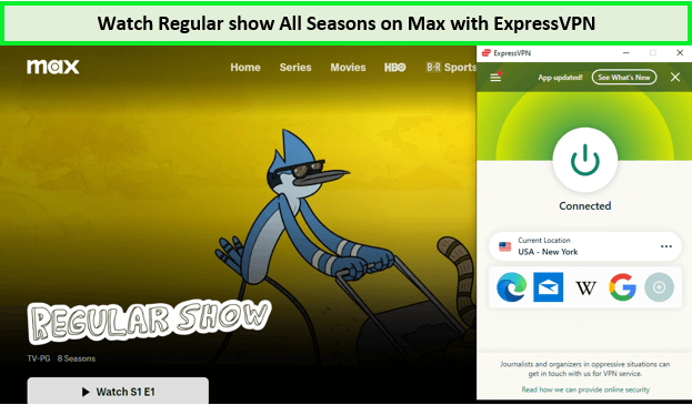 Watch-Regular-Show-All-Seasons-outside-USA-on-Max-with-ExpressVPN