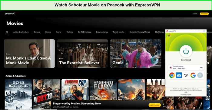 Watch-Saboteur-Movie-in-UK-on-Peacock-with-ExpressVPN