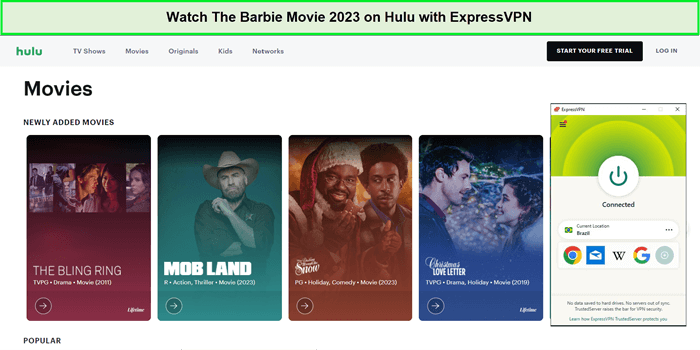 Watch-The-Barbie-Movie-2023-Outside-USA-on-Hulu-with-ExpressVPN