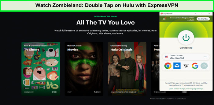 Watch-Zombieland-Double-Tap-on-Hulu-with-ExpressVPN-in-Australia