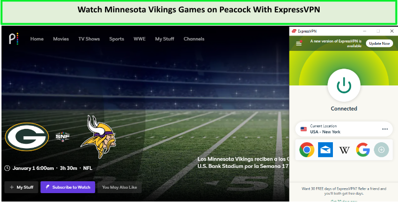 Watch-Minnesota-Vikings-Games-in-UAE-on-Peacock-with-ExpressVPN