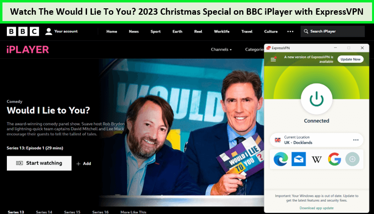 expressVPN-unblocks-Would-I-Lie To-You-2023-Christmas-Special-on-BBC-iPlayer 