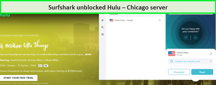 surfshark-unblocked-hulu-outside-USA-and-easily-bypasses-proxy-error