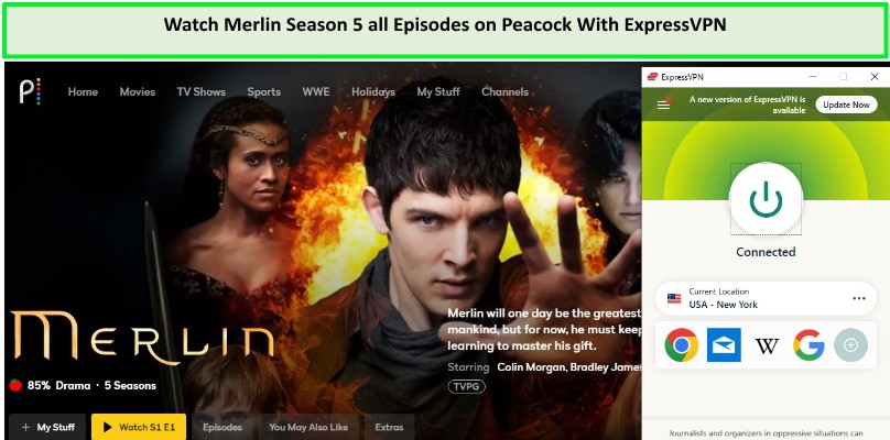 watch-Merlin-Season-5-all-episodes-in-India-on-Peacock-with-ExpressVPN