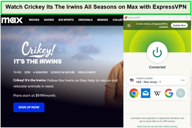 Watch-crickey-its-the-irwins-all-seasons-outside-USA-on-Max-with-ExpressVPN