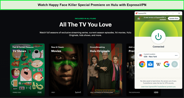 watch-happy-face-killer-special-premiere-on-hulu-in-Spain-with-expressvpn