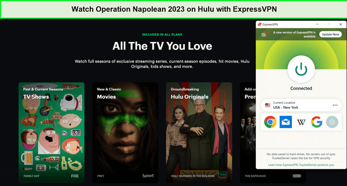 watch-operation-napolean-2023-on-hulu-in-South Korea-with-expressvpn