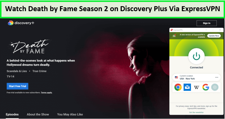 Watch-Death-by-Fame-Season-2--on-Discovery-Plus-with-ExpressVPN