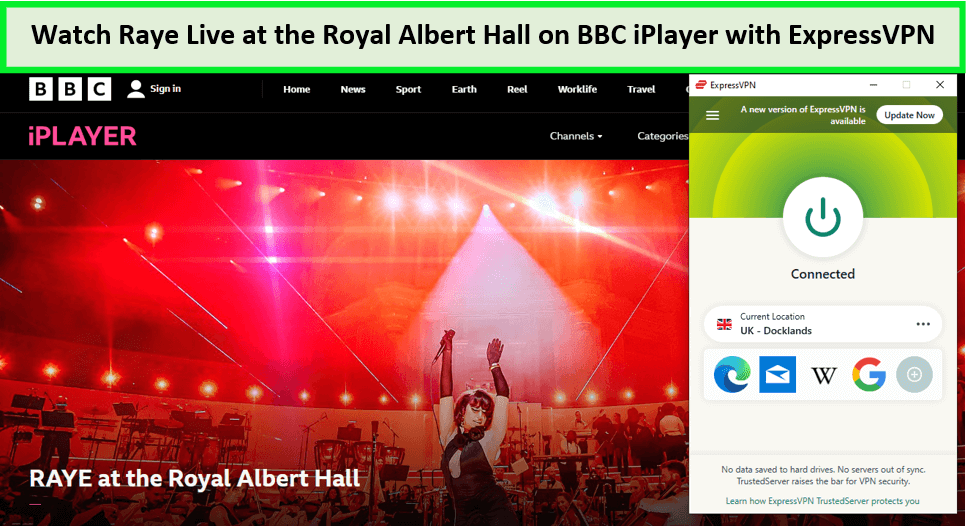 Watch-RAYE-Live-At-The-Royal-Albert-Hall-in-Japan-on-BBC-iPlayer-with-ExpressVPN 