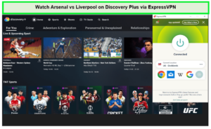 Watch-Arsenal-vs-Liverpool-outside-UK-on-Discovery-Plus-via-ExpressVPN