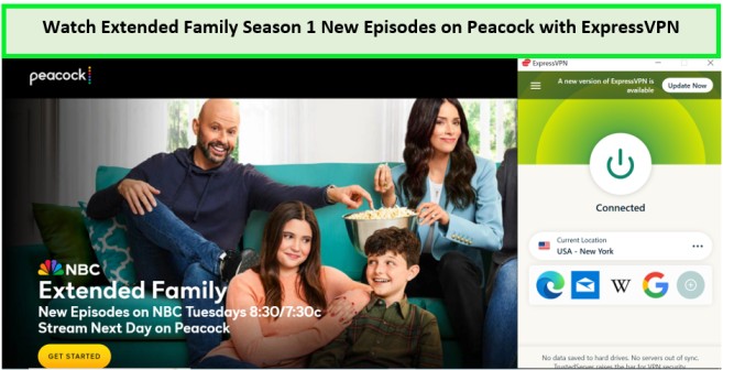 Watch-Extended-Family-Season-1-New-Episodes-in-Hong Kong-on-Peacock-TV-with-ExpressVPN
