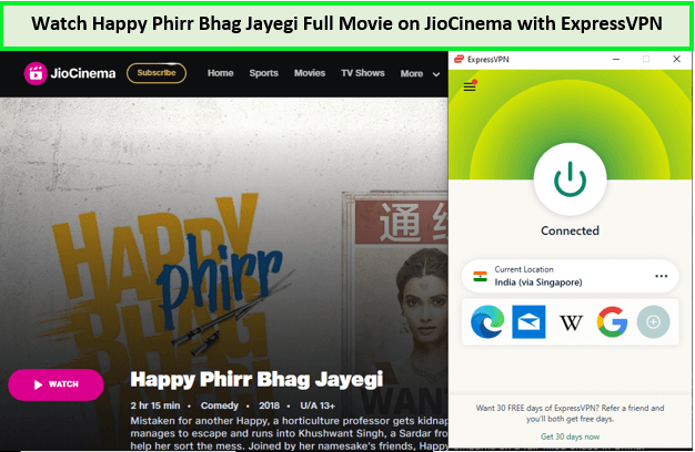 Watch-Happy-Phirr-Bhag-Jayegi-Full-Movie-in-Singapore-on-JioCinema-with-ExpressVPN