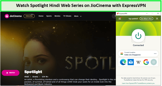 Watch-Spotlight-Hindi-Web-Series-in-South Korea-on-JioCinema-with-ExpressVPN