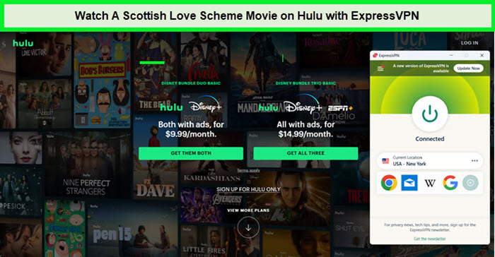 watch-A-Scottish-Love-Scheme-Movie-on-Hulu-with-ExpressVPN in-Spain