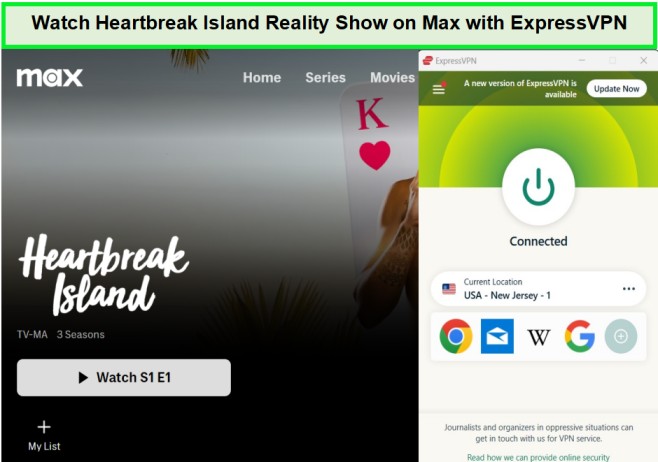 Watch-heartbreak-island-reality-show-in-Japan-on-max-with-expressvpn