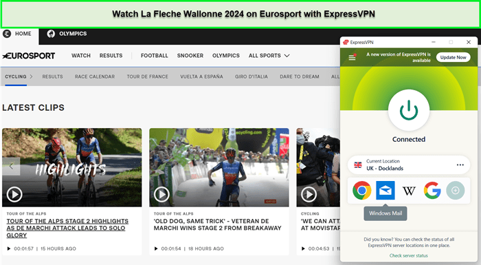 expressvpn-unblock-to-watch-La-Fleche-Wallonne-on-Eurosport