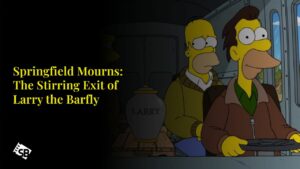 Springfield Mourns: The Stirring Exit of Larry the Barfly