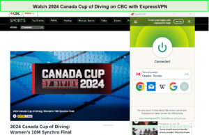 ExpressVPN unblocks-2024-Canada-Cup-of-Diving-on-cbc