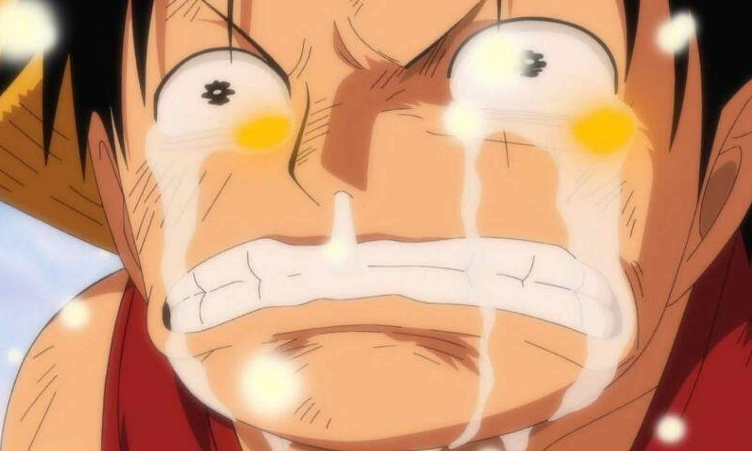 Luffy-crying