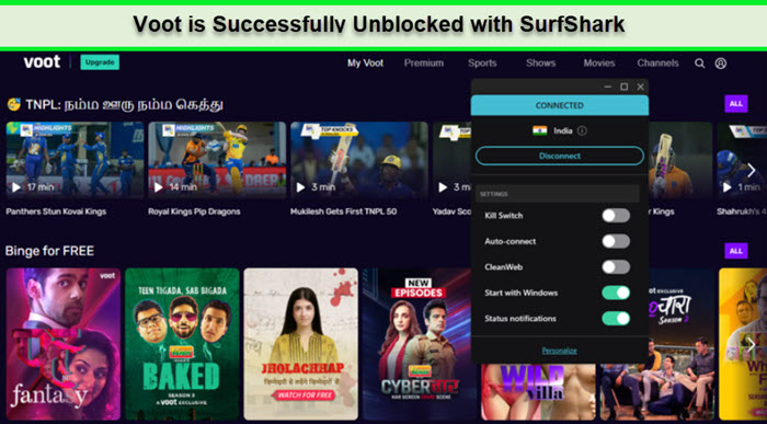 voot-is-unblocked-with-surfshark-in-USA