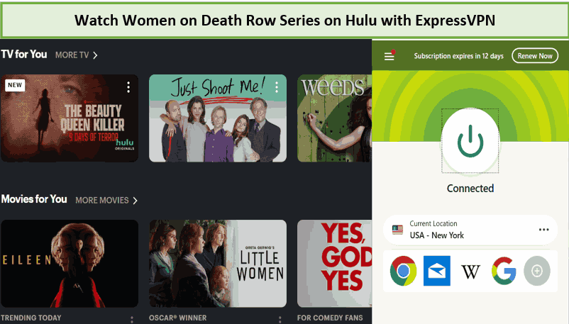 Watch-Women-on-Death-Row---on-Hulu-with-express-vpn